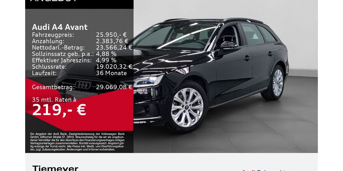 Audi A4 52.836 km 25.950 &euro; Bochum 44809