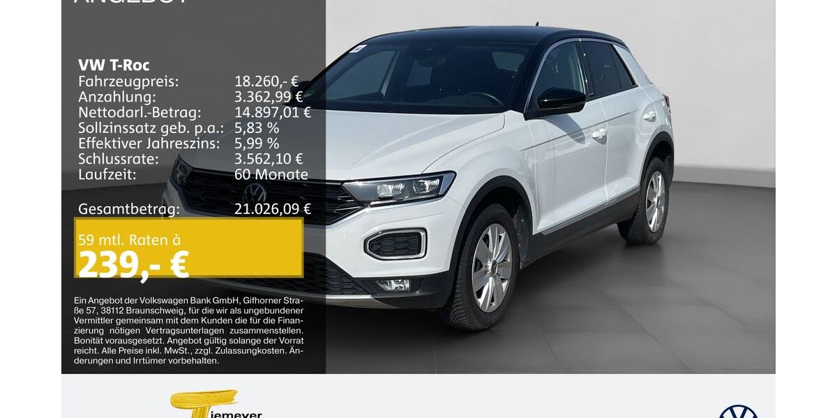 VW T-Roc 86.924 km 18.260 &euro; Remscheid 42897