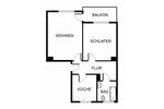 Erdgeschoßwohnung Bochum Bochum-Mitte - 2 Zimmer, 53 m&sup2;, 499&euro; | Angebot:24635077