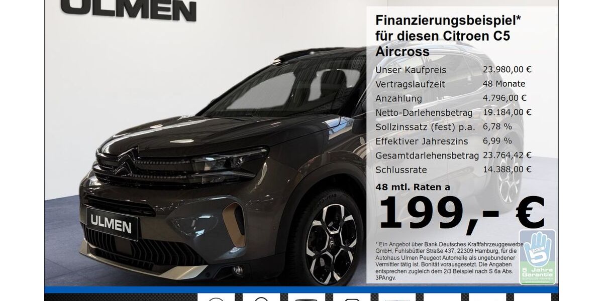 Citroen C5 Aircross 15.622 km 23.980 &euro; Düsseldorf 40233