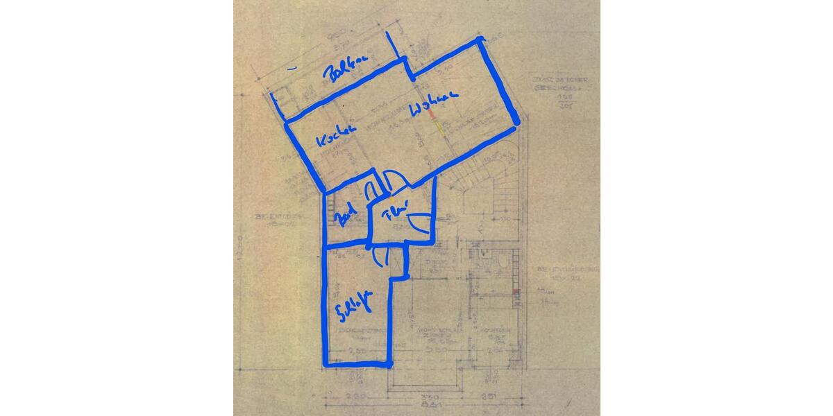 Etagenwohnung Düsseldorf Pempelfort - 2 Zimmer, 68 m&sup2;, 1.224&euro; | Angebot:26536511