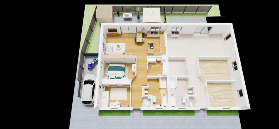 Terrassenwohnung Wermelskirchen - 3 Zimmer, 102 m&sup2;, 1.300&euro; | Angebot:24665013