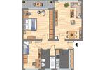 Etagenwohnung Velbert Velbert-Mitte - 3 Zimmer, 72 m&sup2;, 579&euro; | Angebot:26566659