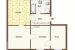 Etagenwohnung Wuppertal Eckbusch - 3 Zimmer, 65 m&sup2;, 560&euro; | Angebot:26493780