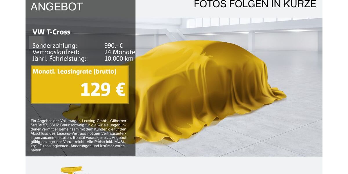 VW T-Cross 24.307 km 19.950 &euro; Bochum 44892