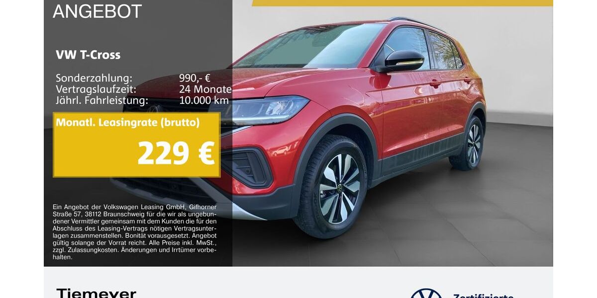 VW T-Cross 5.286 km 21.190 &euro; Bochum 44892