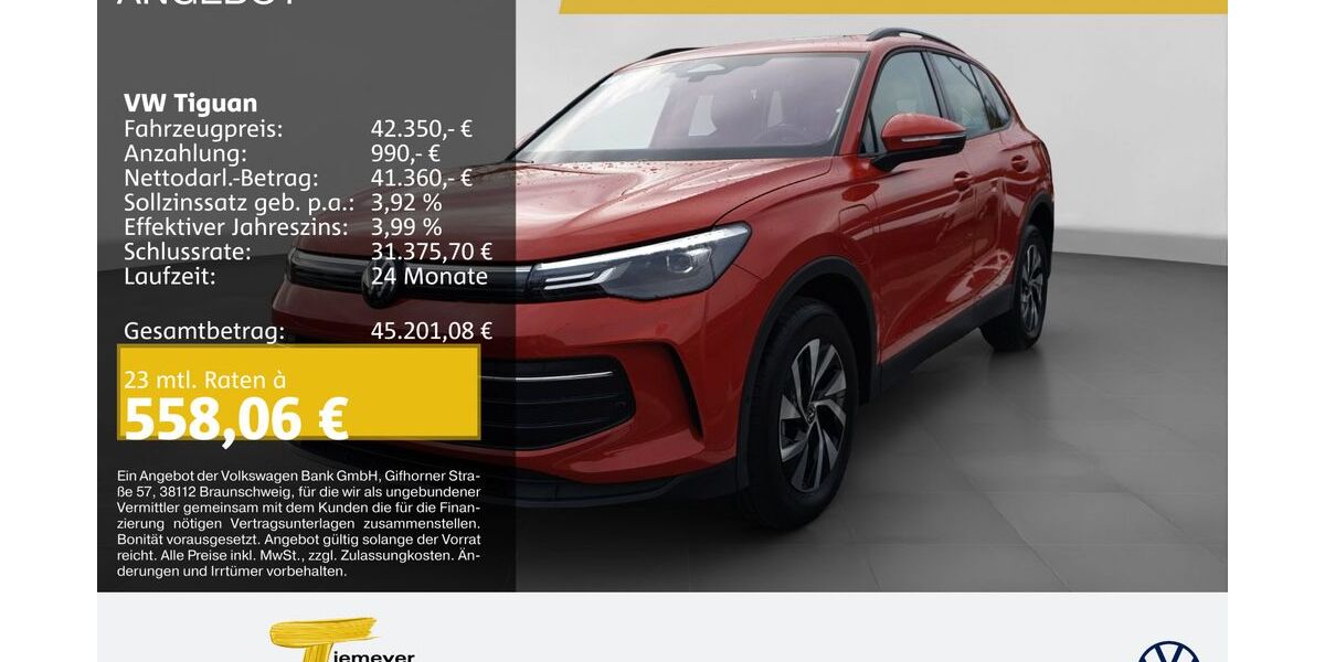 VW Tiguan 21.505 km 39.980 &euro; Bochum 44892