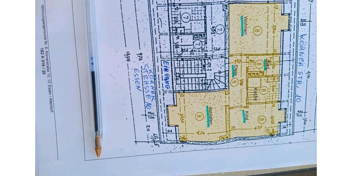 Dachgeschoßwohnung Essen Stadtbezirk III - 3 Zimmer, 52 m&sup2;, 145.000&euro; | Angebot:25923869