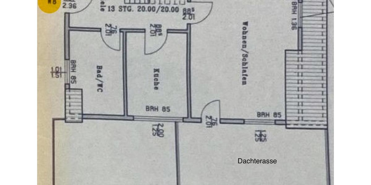Maisonettenwohnung Velbert Langenberg - 2 Zimmer, 85 m&sup2;, 770&euro; | Angebot:26023964