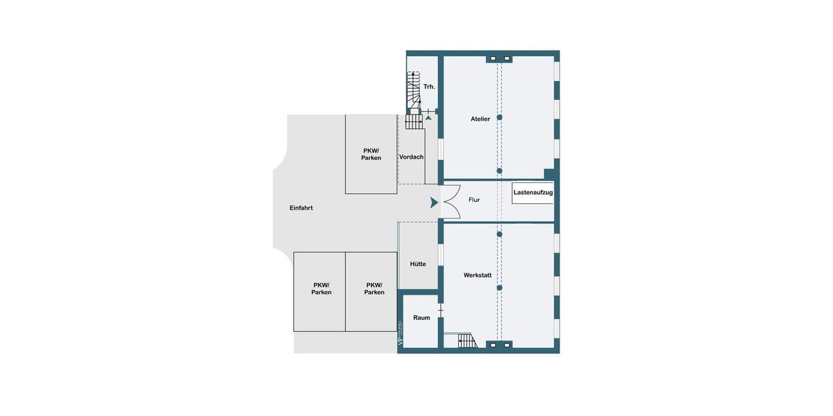 Loft - Studio - Atelier Essen Stadtkern - 4 Zimmer, 198 m&sup2;, 1.484&euro; | Angebot:26563507