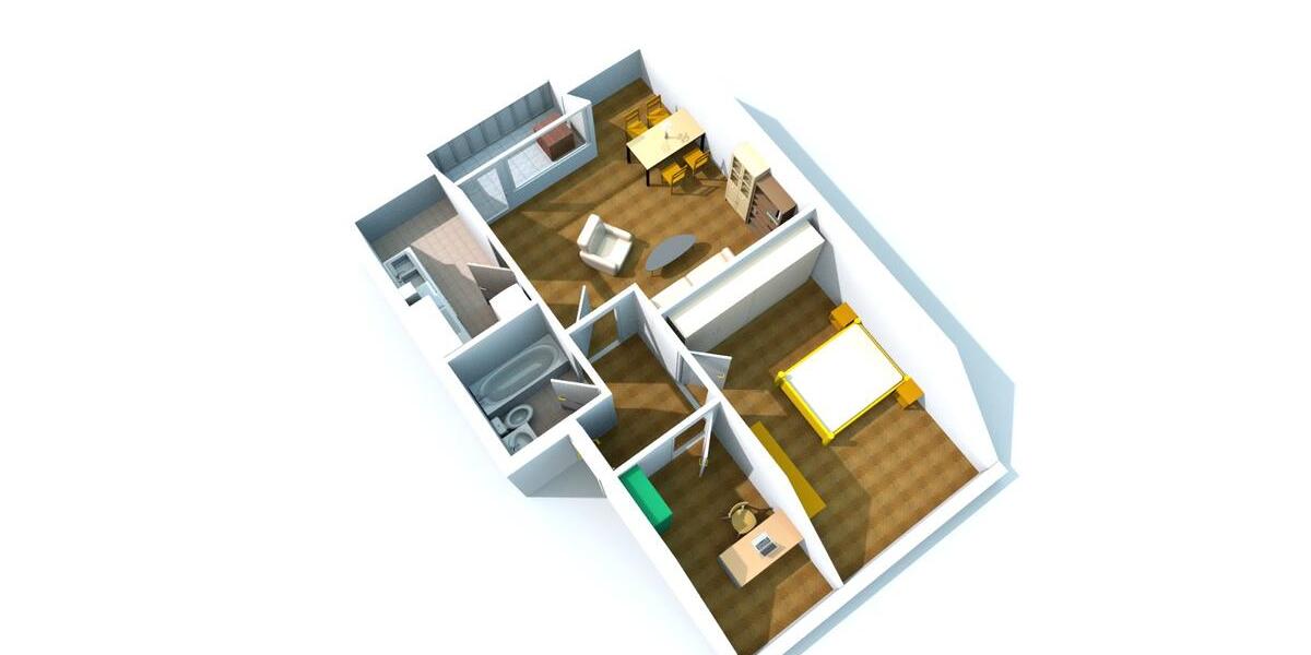 Dachgeschoßwohnung Ratingen - 2 Zimmer, 62 m&sup2;, 690&euro; | Angebot:26617917