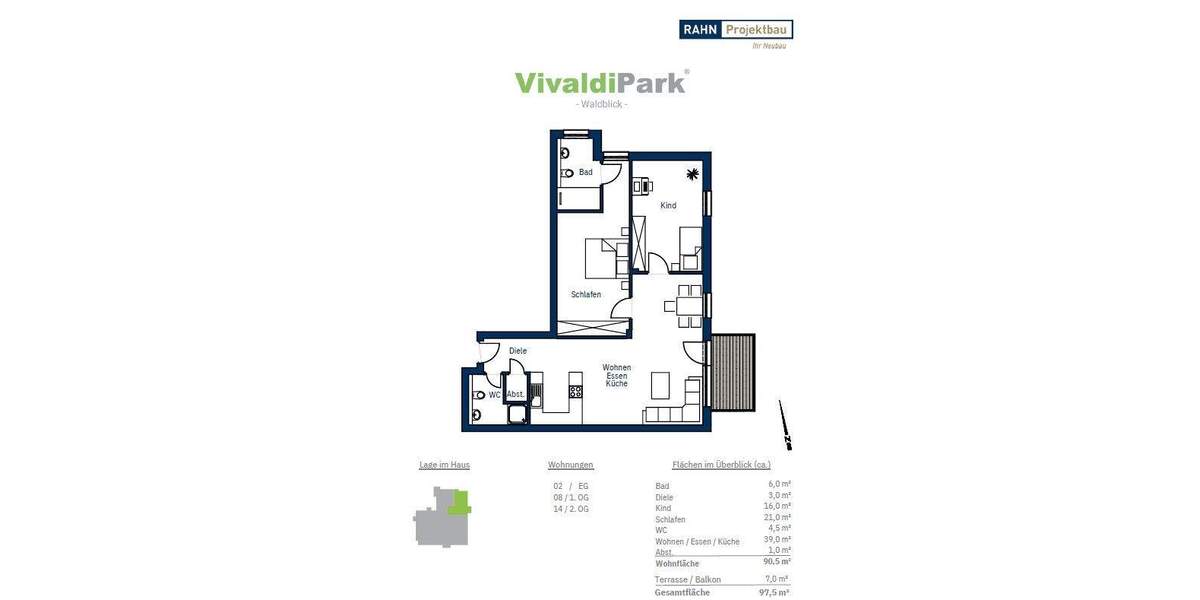 Etagenwohnung Ennepetal Voerde - 3 Zimmer, 91 m&sup2;, 340.000&euro; | Angebot:25727309