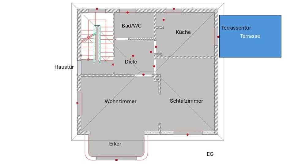 Erdgeschoßwohnung Hagen Hohenlimburg - 3 Zimmer, 67 m&sup2;, 700&euro; | Angebot:25794781