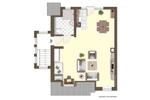 Dachgeschoßwohnung Düsseldorf Stadtbezirk 9 - 1 Zimmer, 50 m&sup2;, 900&euro; | Angebot:26349663