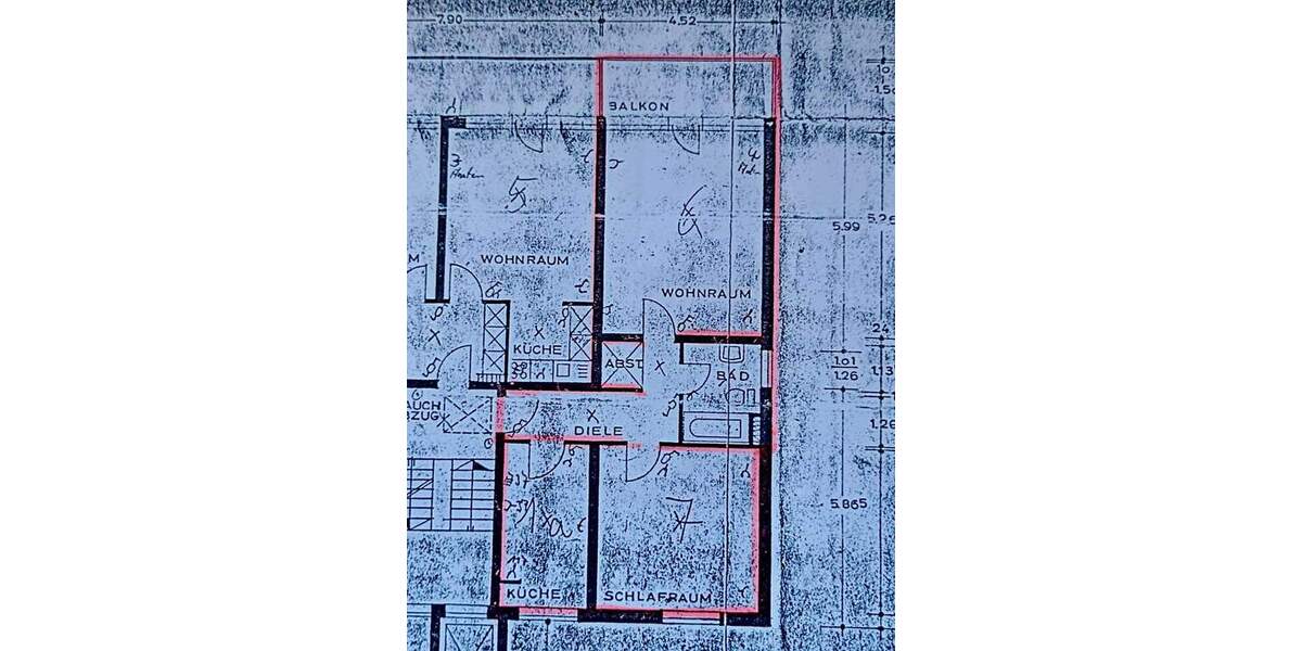 Etagenwohnung Witten Stockum - 2 Zimmer, 63 m&sup2;, 410&euro; | Angebot:25768148