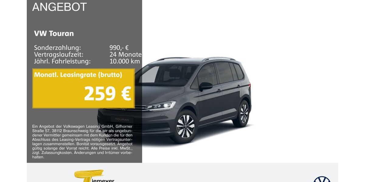VW Touran 20.760 km 33.570 &euro; Bochum 44892