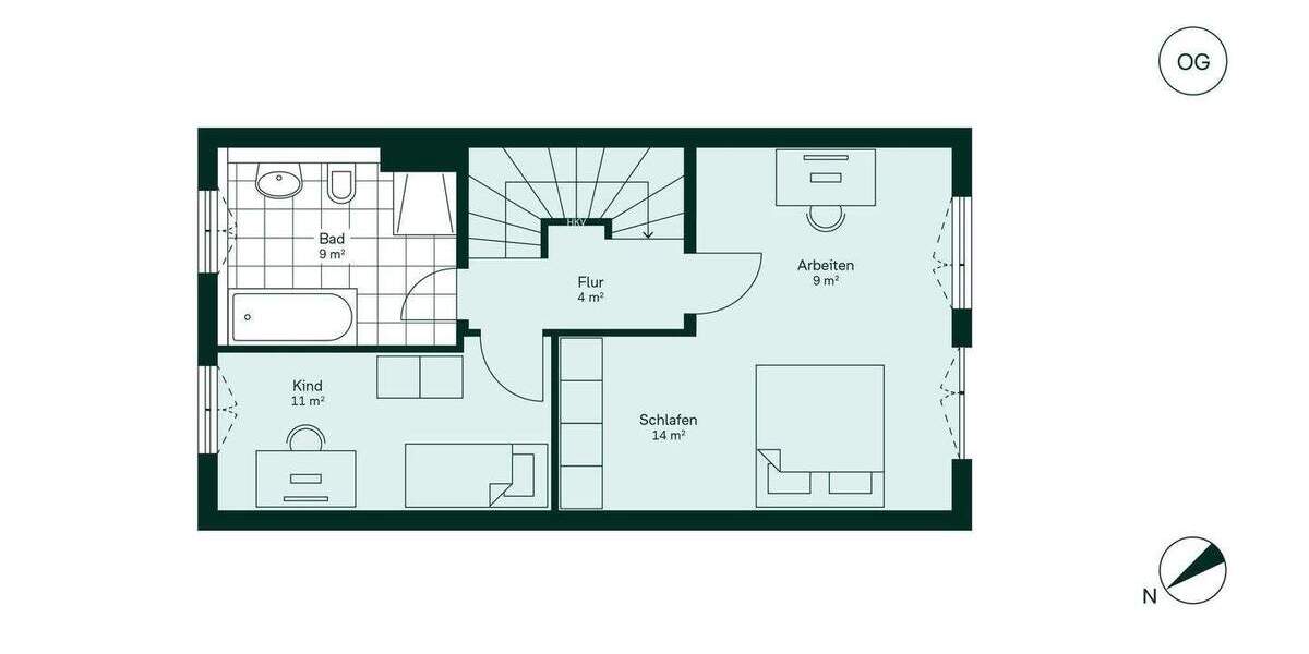 Reihenmittelhaus Heiligenhaus Mitte - 4 Zimmer, 133 m&sup2;, 629.900&euro; | Angebot:25731199