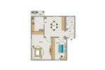 Erdgeschoßwohnung Herne Wanne - 3.5 Zimmer, 60 m&sup2;, 549&euro; | Angebot:25500379