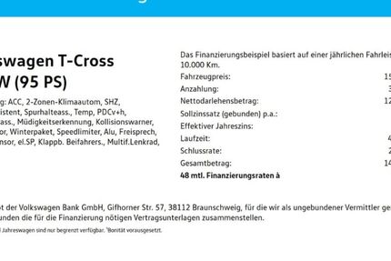 VW T-Cross 41.093 km 15.790 &euro; Wuppertal 42109