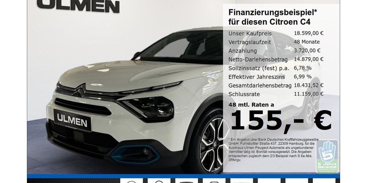Citroen C4 15.283 km 18.590 &euro; Düsseldorf 40233