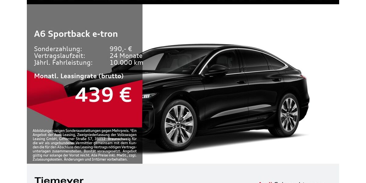 Audi A6 e-tron 6.717 km 61.980 &euro; Gelsenkirchen 45894