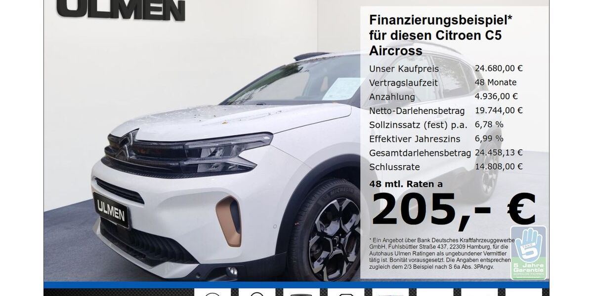 Citroen C5 Aircross 21.190 km 24.550 &euro; Ratingen 40880