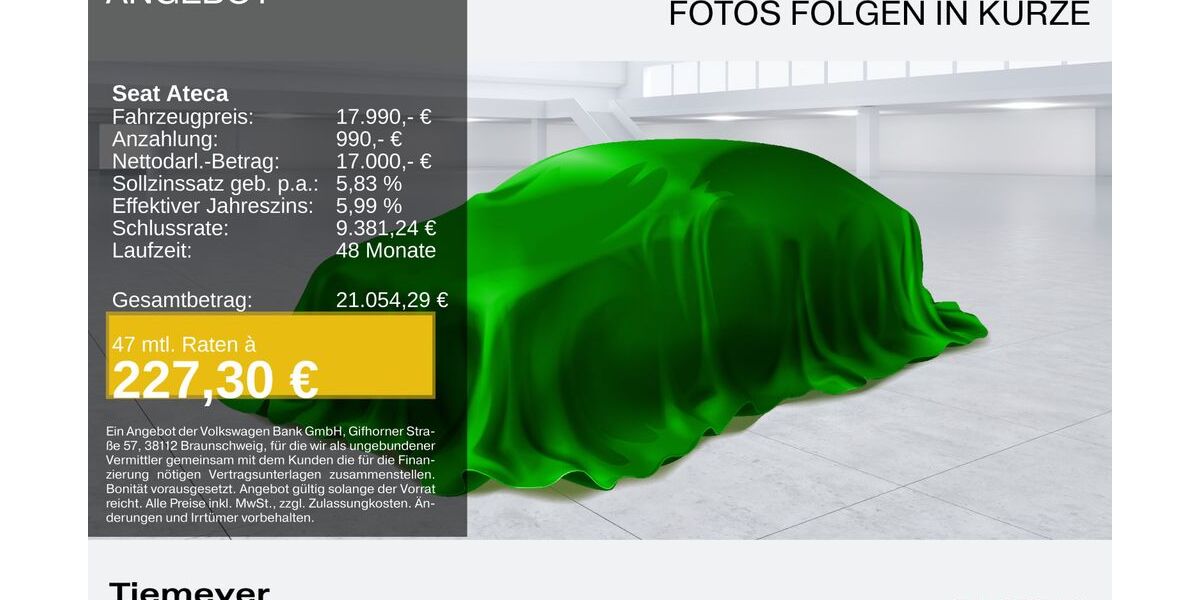 Seat Ateca 114.050 km 17.990 &euro; Remscheid 42857
