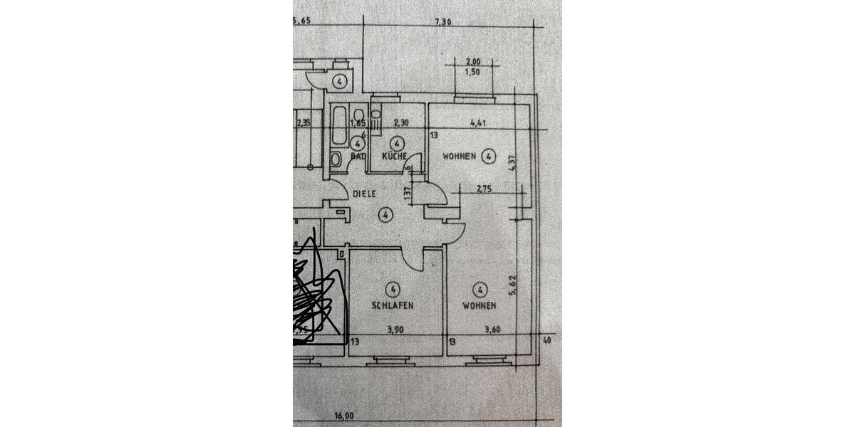 Etagenwohnung Essen Stadtbezirk VI - 3 Zimmer, 82 m&sup2;, 198.000&euro; | Angebot:26581885