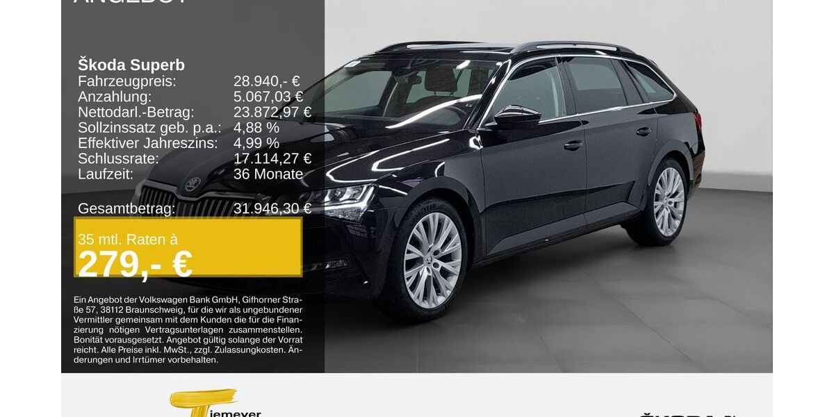 Skoda Superb 55.547 km 28.940 &euro; Bochum 44809
