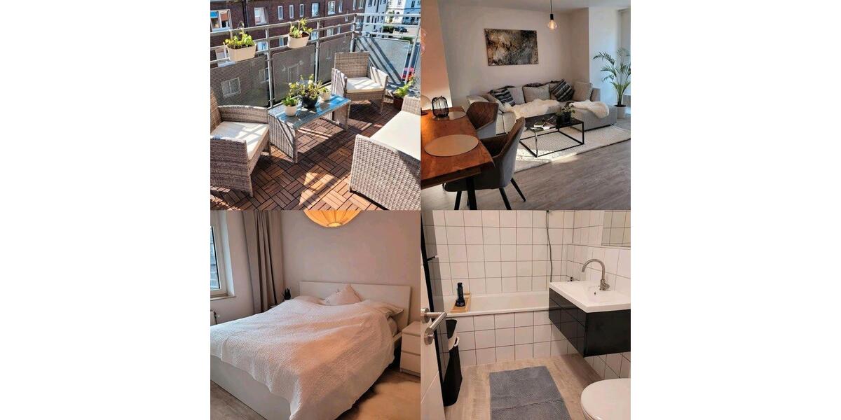 Etagenwohnung Düsseldorf Oberbilk - 2 Zimmer, 54 m&sup2;, 1.250&euro; | Angebot:25991558