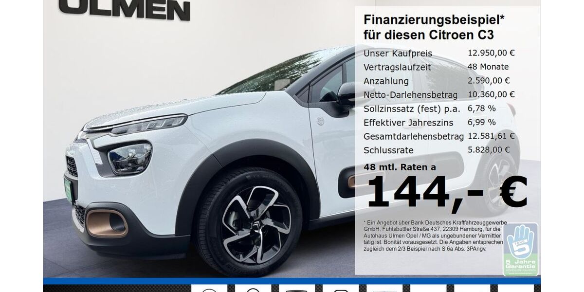 Citroen C3 16.370 km 12.950 &euro; Düsseldorf 40231