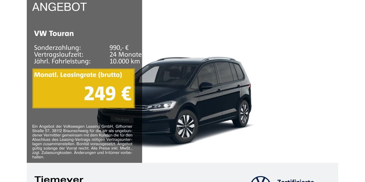 VW Touran 18.308 km 33.490 &euro; Bochum 44892