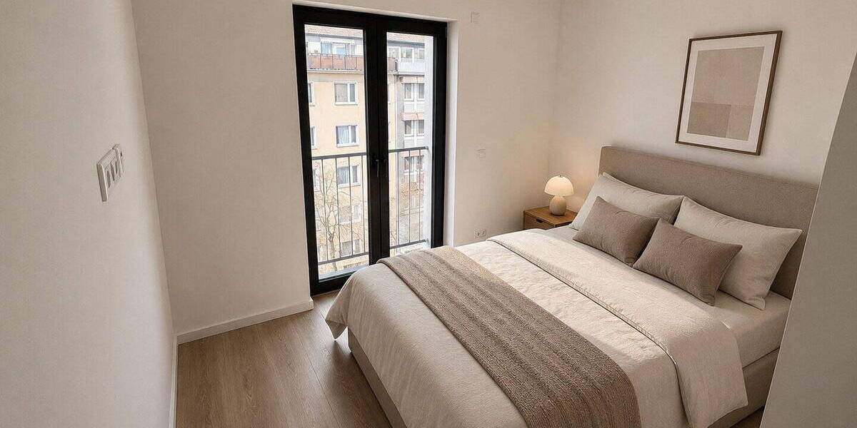 Etagenwohnung Düsseldorf Stadtmitte - 2 Zimmer, 33 m&sup2;, 975&euro; | Angebot:26654597