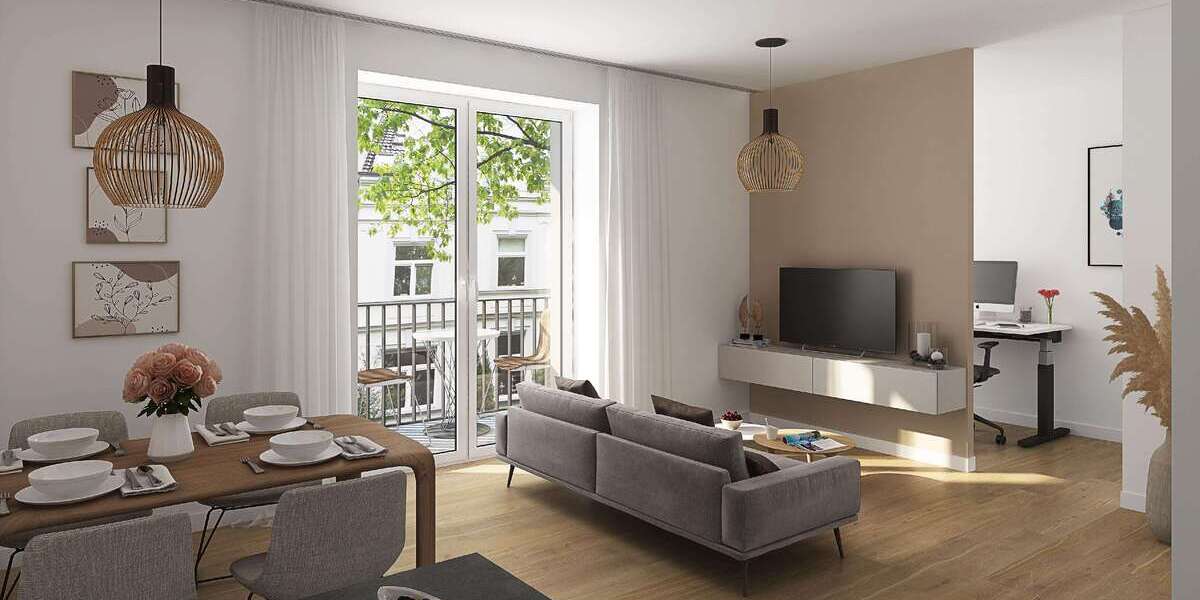 Etagenwohnung Düsseldorf Derendorf - 3 Zimmer, 85 m&sup2;, 698.000&euro; | Angebot:22913084