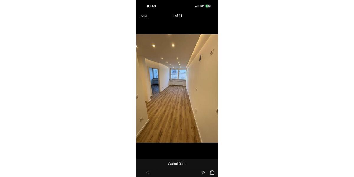 Etagenwohnung Wuppertal Arrenberg - 2 Zimmer, 40 m&sup2;, 495&euro; | Angebot:26613605