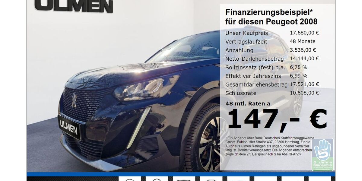 Peugeot 2008 48.580 km 17.680 &euro; Ratingen 40880