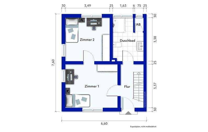 Doppelhaushälfte Mülheim Saarn - 7 Zimmer, 120 m&sup2;, 350.000&euro; | Angebot:26658624