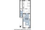 Etagenwohnung Düsseldorf Flingern Süd - 1 Zimmer, 44 m&sup2;, 550&euro; | Angebot:26542353