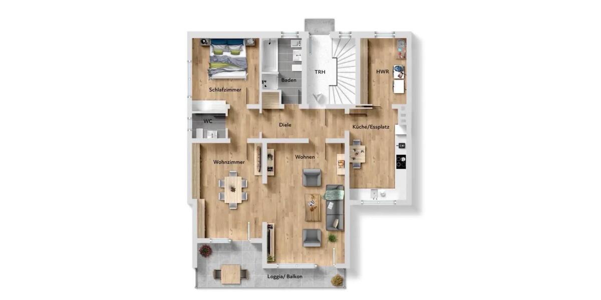 Erdgeschoßwohnung Solingen Burg - 3 Zimmer, 98 m&sup2;, 1.560&euro; | Angebot:26625144