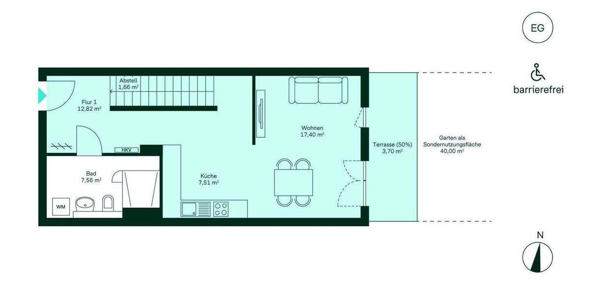 Etagenwohnung Düsseldorf Benrath - 4 Zimmer, 105 m&sup2;, 634.900&euro; | Angebot:25938916