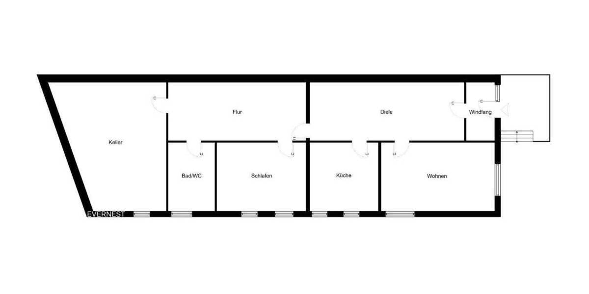 Bungalow Hagen Mittelstadt - 2 Zimmer, 149 m&sup2;, 199.000&euro; | Angebot:25687105