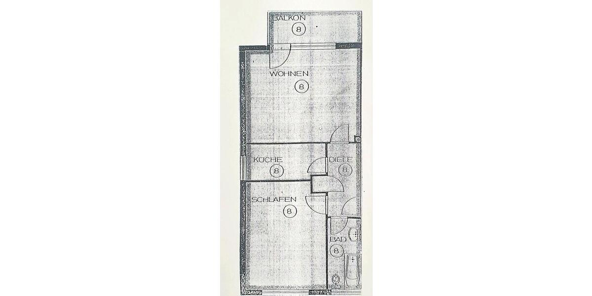 Erdgeschoßwohnung Ratingen Tiefenbroich - 2 Zimmer, 61 m&sup2;, 187.000&euro; | Angebot:26505314