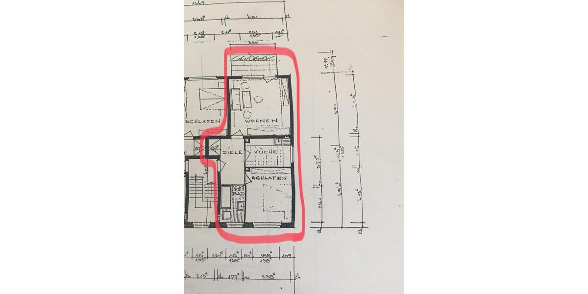 Etagenwohnung Essen Stadtbezirk IV - 2.5 Zimmer, 56 m&sup2;, 620&euro; | Angebot:24569568