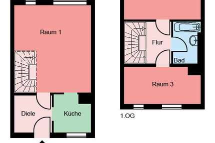Wohnung Herne Röhlinghausen - 3 Zimmer, 73 m&sup2;, 350&euro; | Angebot:26098217