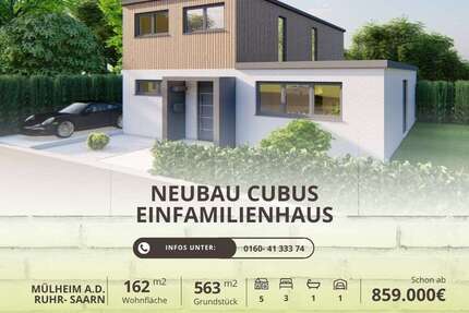 Haus Mülheim an der Ruhr Linksruhr - 5 Zimmer, 162 m&sup2;, 861.000&euro; | Angebot:26008382