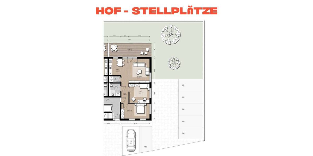 Etagenwohnung Velbert Nierenhof - 2 Zimmer, 74 m&sup2;, 259.000&euro; | Angebot:25666090