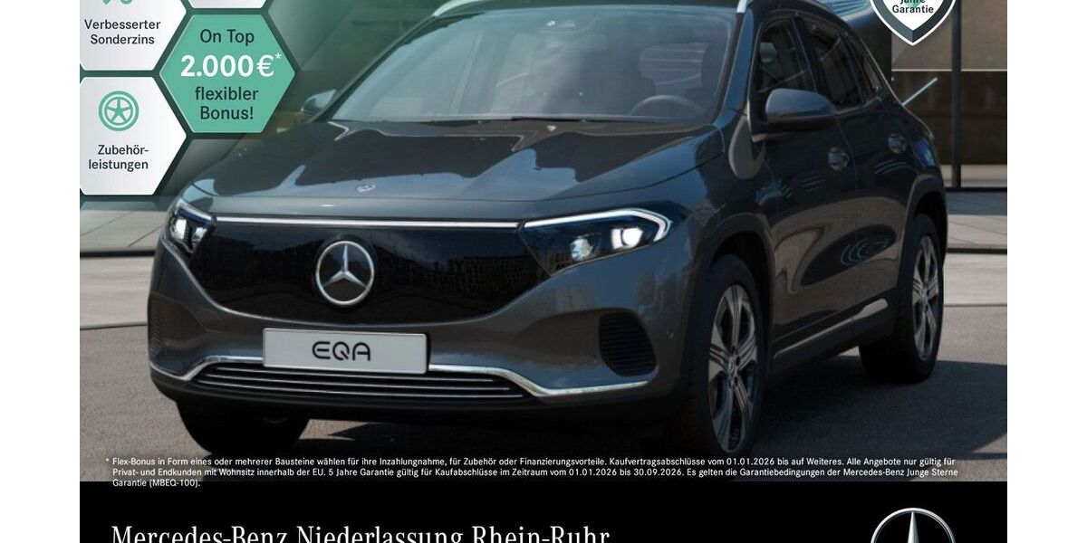 Mercedes-Benz EQA 18.620 km 36.890 &euro; Düsseldorf 40470
