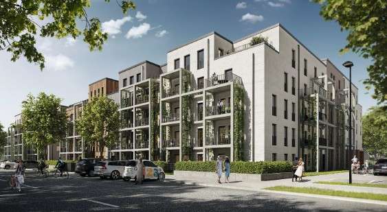 Etagenwohnung Düsseldorf Düsseltal - 2 Zimmer, 66 m&sup2;, 984&euro; | Angebot:25447331