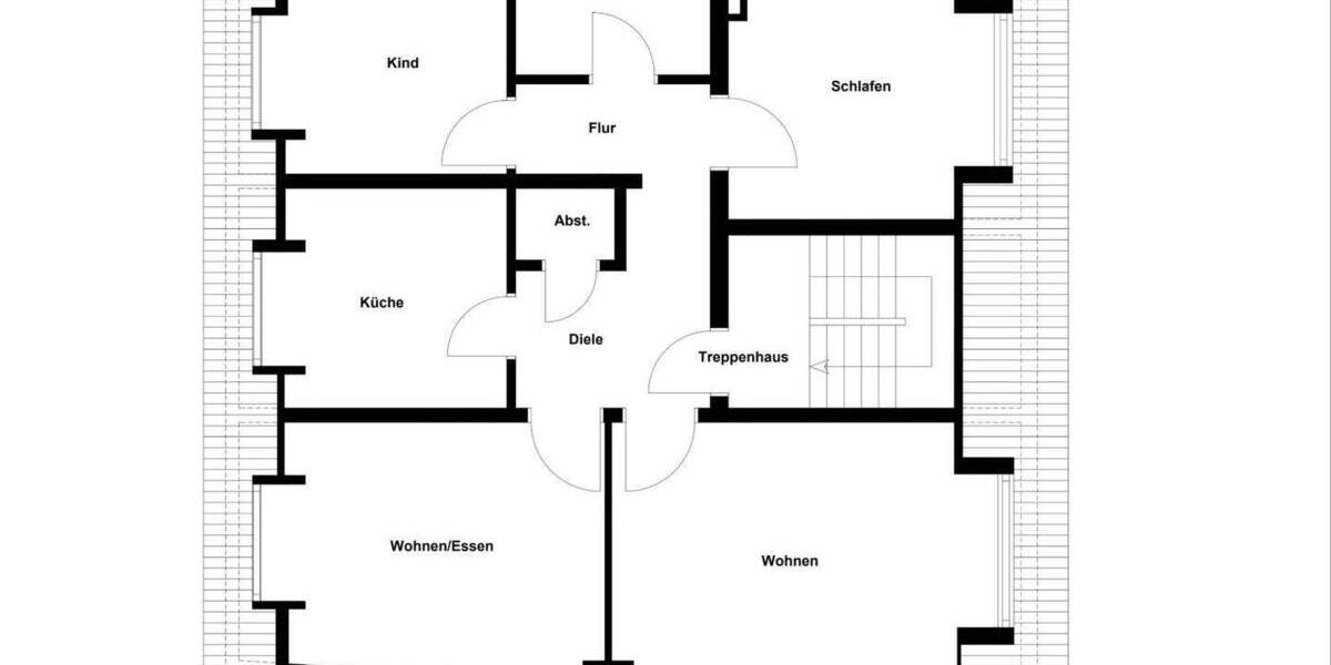 Etagenwohnung Gelsenkirchen Bulmke-Hüllen - 4 Zimmer, 83 m&sup2;, 173.000&euro; | Angebot:25689558
