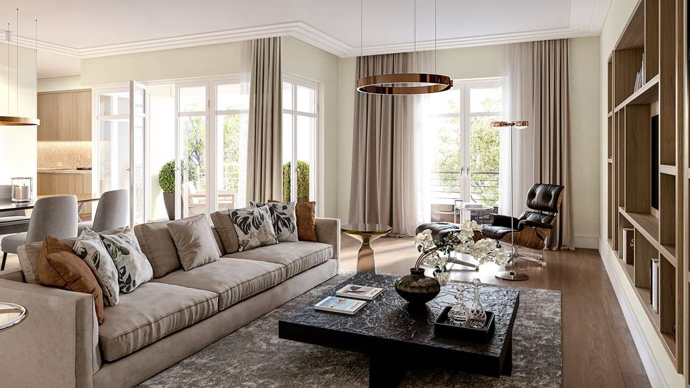 Etagenwohnung Düsseldorf - 3 Zimmer, 137 m&sup2;, 2.410.000&euro; | Angebot:25444171